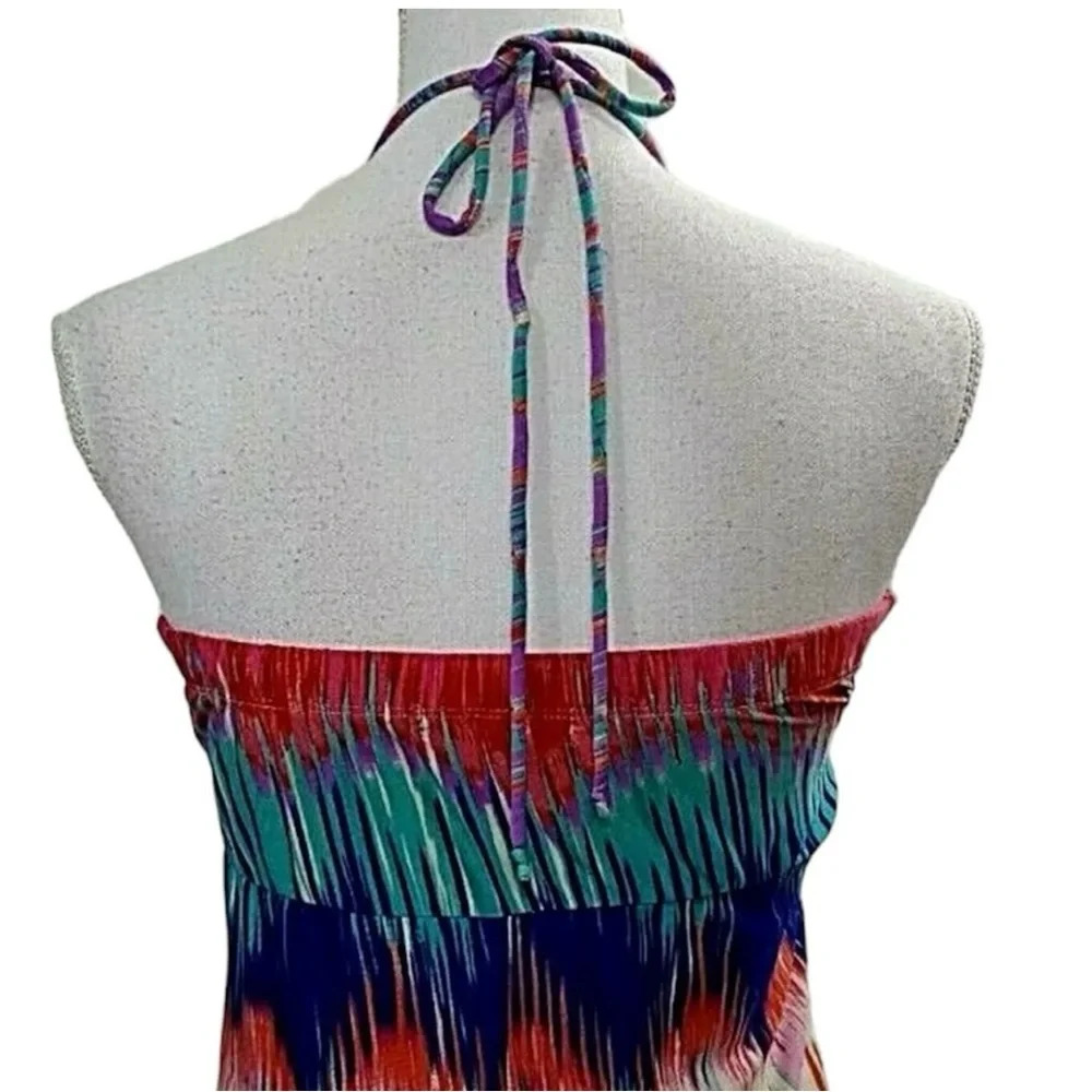 Heartsoul Womens Maxi Halter Dress Ikat
Multicolor Beach Lounge Sz S - Picture 9 of 13